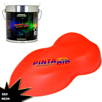 Tinta Dip Vermelho Neon 4...